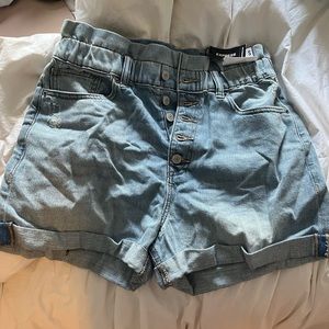 NWT PAPERBAG SHORTIE HIGH RISE SHORTS